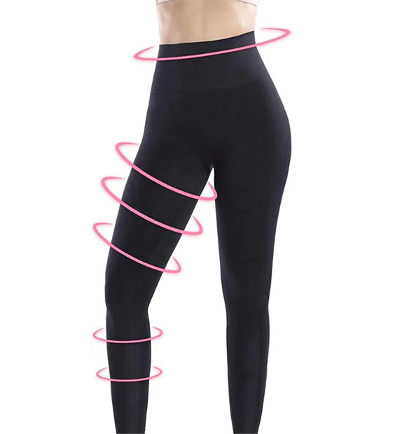Merino Wool Seamless High Waist Control Compression Leggings – ja-vie