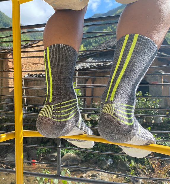 Merino Wool Performance Crew Socks- 8 Pack