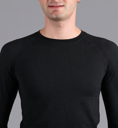 Men's Active Seamless Compression  Thermal Merino Base Layer