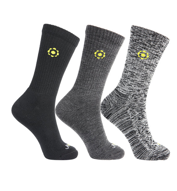 Rich Merino Everyday Crew Socks#color_black-med-grey-grey