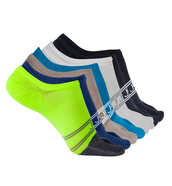 Split Toe Invisibles#color_black-white-blue-neon-yellow-turquoise-khaki