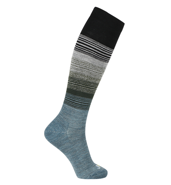 Merino Wool Compression Socks#color_black