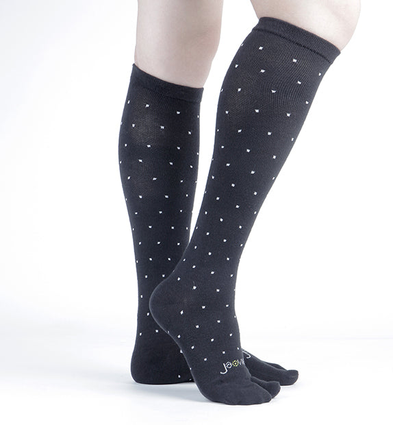 Cotton Everyday Split Toe Compression Socks (15-20mmHg) - 5 Pack