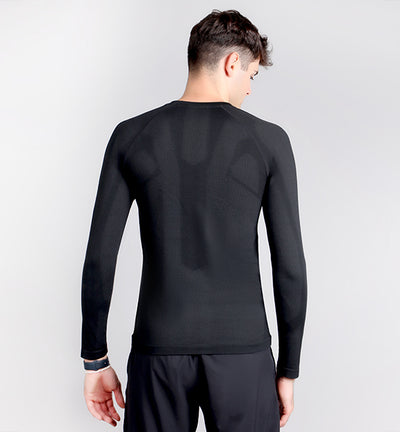 Men's Active Seamless Compression  Thermal Merino Base Layer