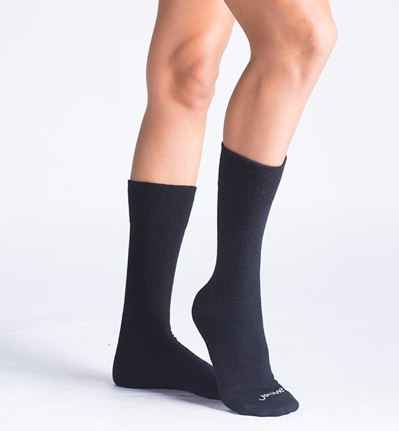 Bamboo Merino Wool Relax Fit Non Binding Socks - 10 Pack