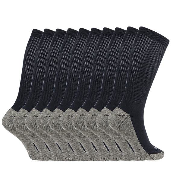Relax Fit Non-Binding Crew Socks