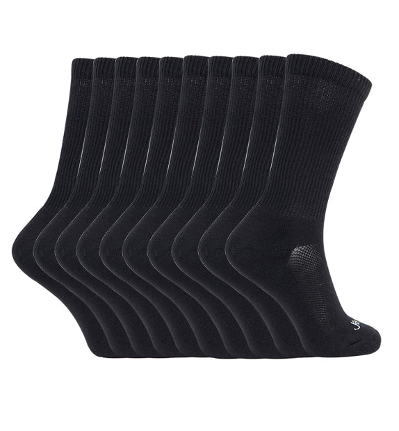 Relax Fit Non-Binding Crew Socks