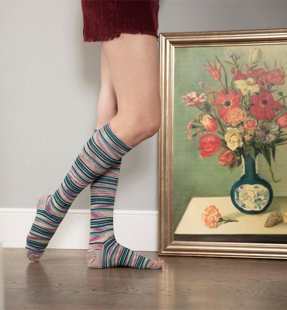 Pick Your Own 6 Pair Pack Cotton Compression Socks (15-20mmHg)