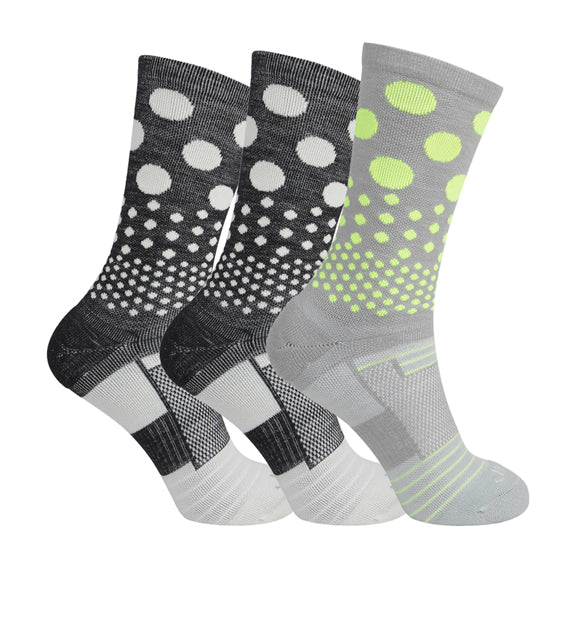 Merino Performance Active Crew Socks#color-black-black-grey