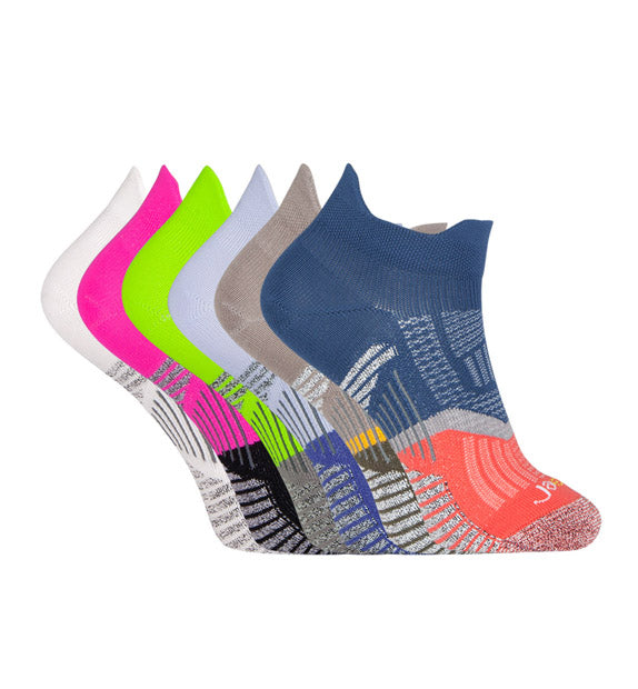 Grip Performance Socks#color_white-pink-neon-yellow-lavender-navy-olive