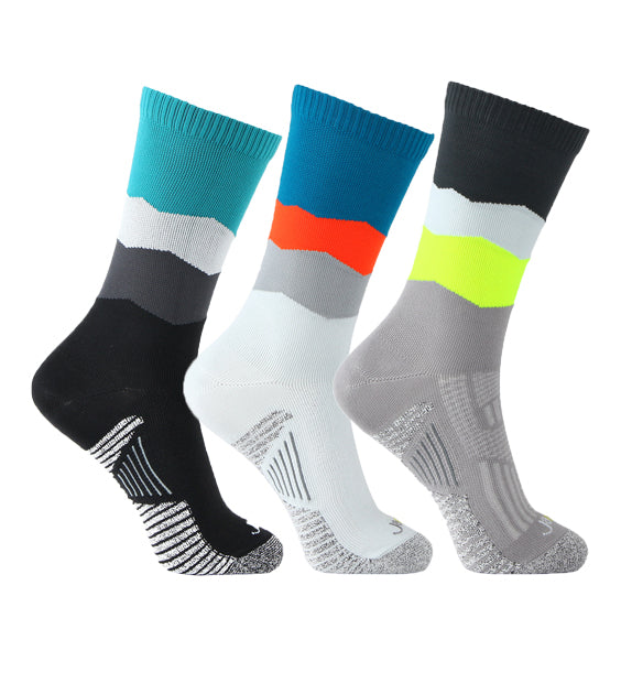 Grip Performance Socks#color_black-white-grey