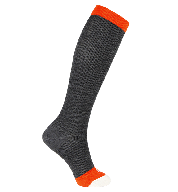 Merino Wool Compression Socks#color_med-grey