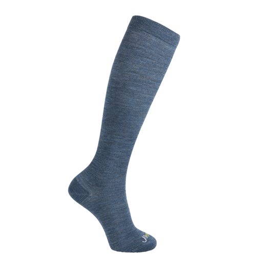 Merino Wool Compression Socks#color_denim