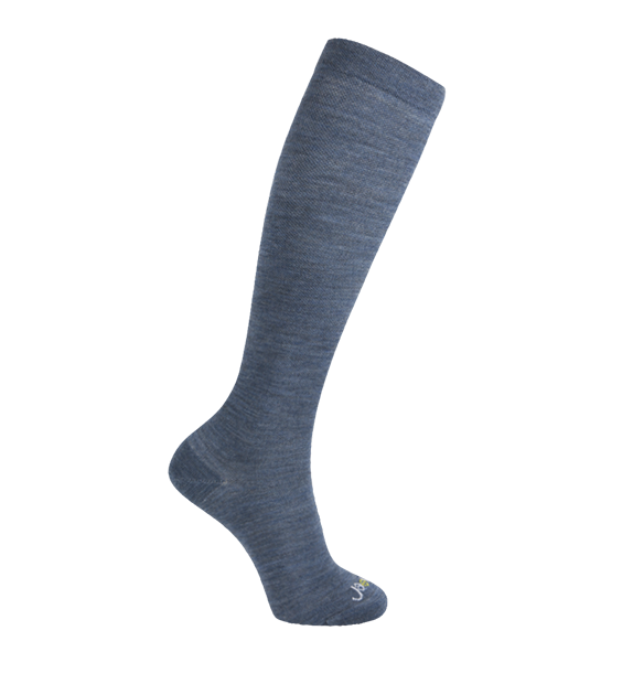 Merino Wool Compression Socks#color_denim