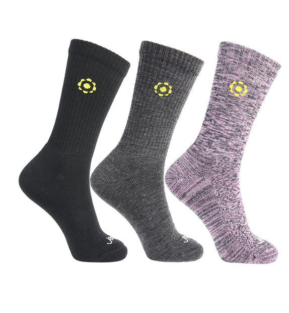 Rich Merino Everyday Crew Socks