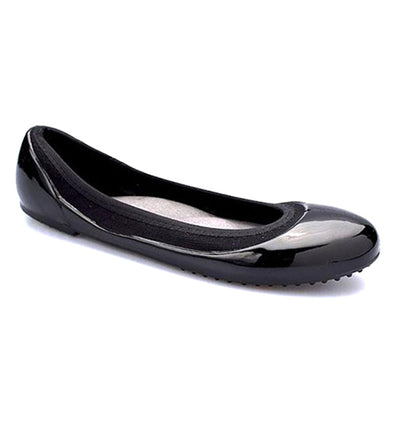 ja-vie black w. black jelly flats shoes