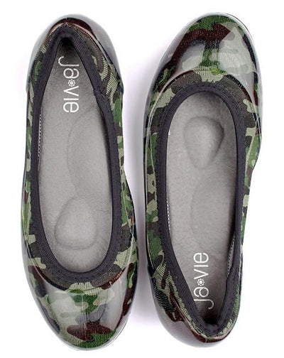 ja-vie camouflage jelly flats shoes