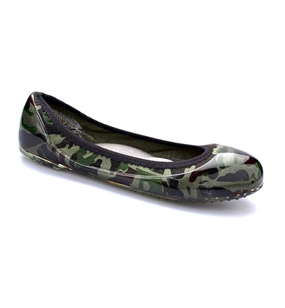 ja-vie camouflage jelly flats shoes