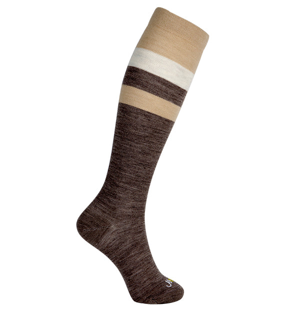 Merino Wool Compression Socks#color_mocha