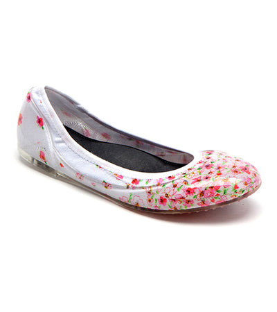 ja-vie cherry blossom jelly flats shoes