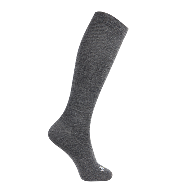 Merino Wool Compression Socks#color_med-grey